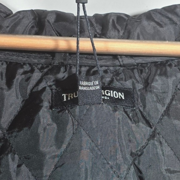 True Religion Vintage Corduroy Jacket Mens XL Extra Large Travertine Hooded - Picture 9 of 12